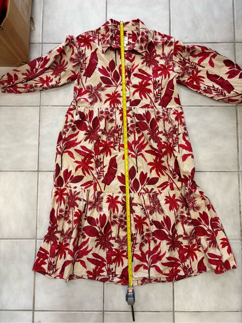 Maeve The Bettina Tiered Shirt Dress Anthropologie - Picture 10 of 11